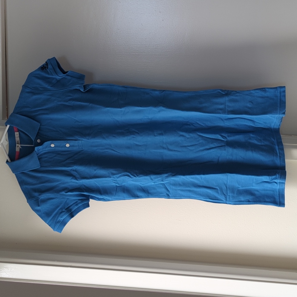 NEW Blue Polo Minidress s-m